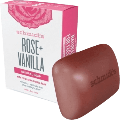 Savon naturel à la rose & vanille