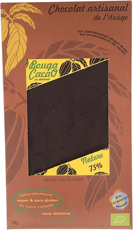 Tablette Chocolat Noir 75% Cacao