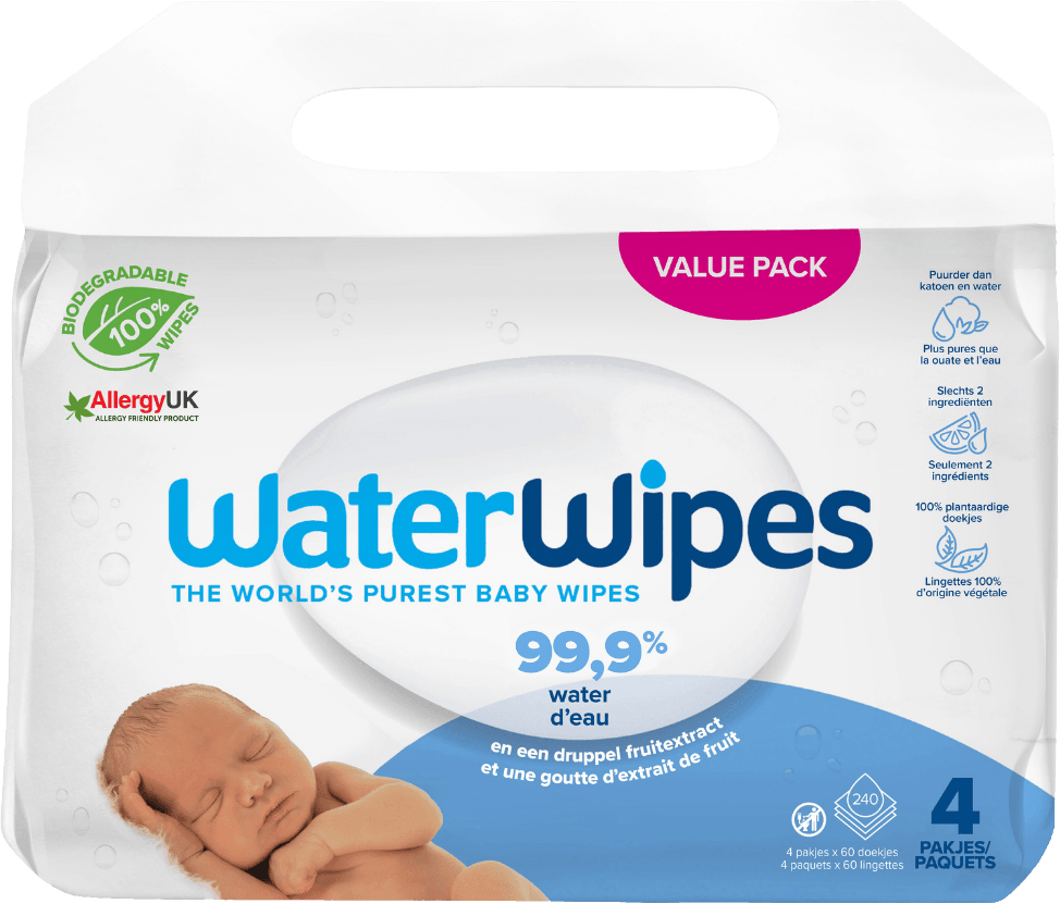 Baby Wipes Water & Grapefruit Extract 0