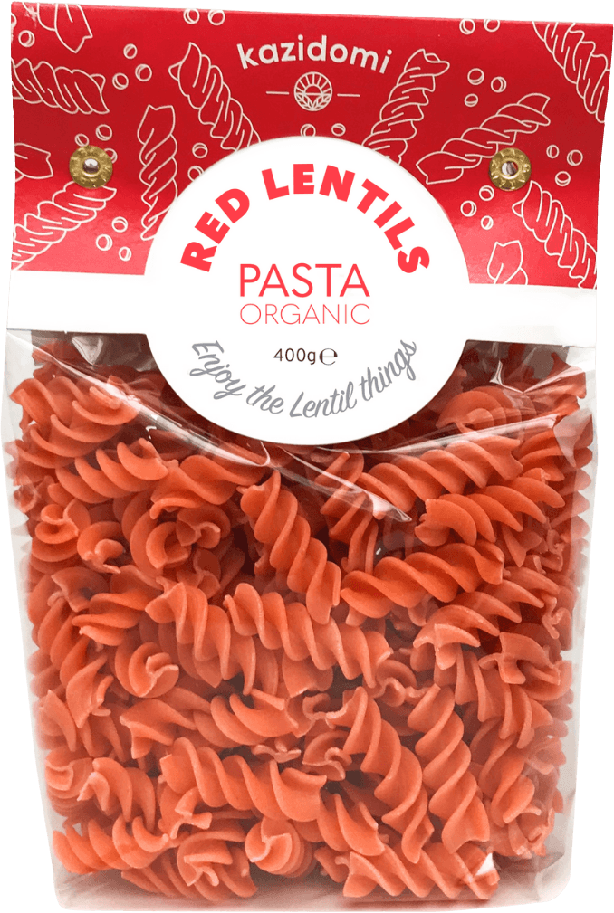 Rode Linzen Pasta Glutenvrij