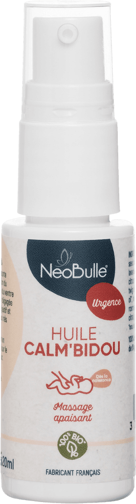Huile de Massage Apaisant Calm'Bidou dès la naissance bio