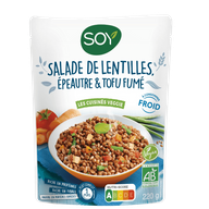 Salade Linzen Gerookte Tofu bio