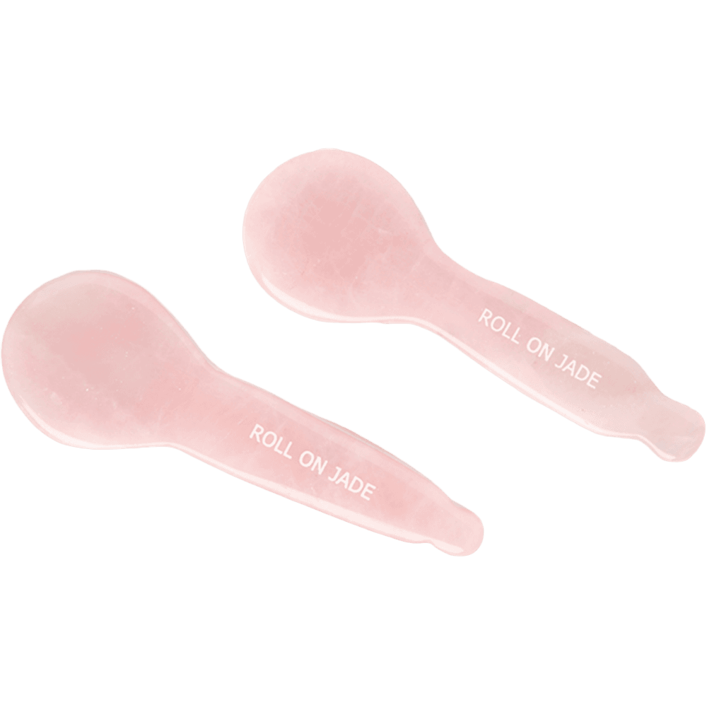 Duo Anti-Puff Lepels Ogen Roze Kwartz