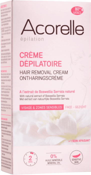 Crème Dépilatoire Visage & Zones Sensibles BIO