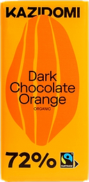 Donkere Chocolade 72% Sinaasappel Fairtrade BIO