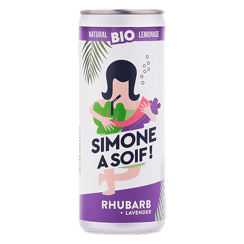 Boisson Pétillante Rhubarbe Lavande
