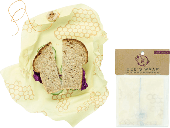 Bee's Wrap Emballage en coton bio pour sandwich