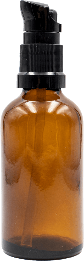 Flacon Verre Brun 50 ml + Pompe Spray