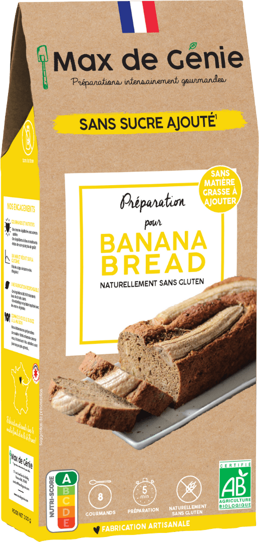 Préparation Banana Bread BIO