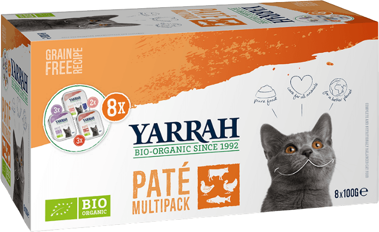 Multi Pack Saumon Dinde Bœuf Chat Sans Céréales BIO