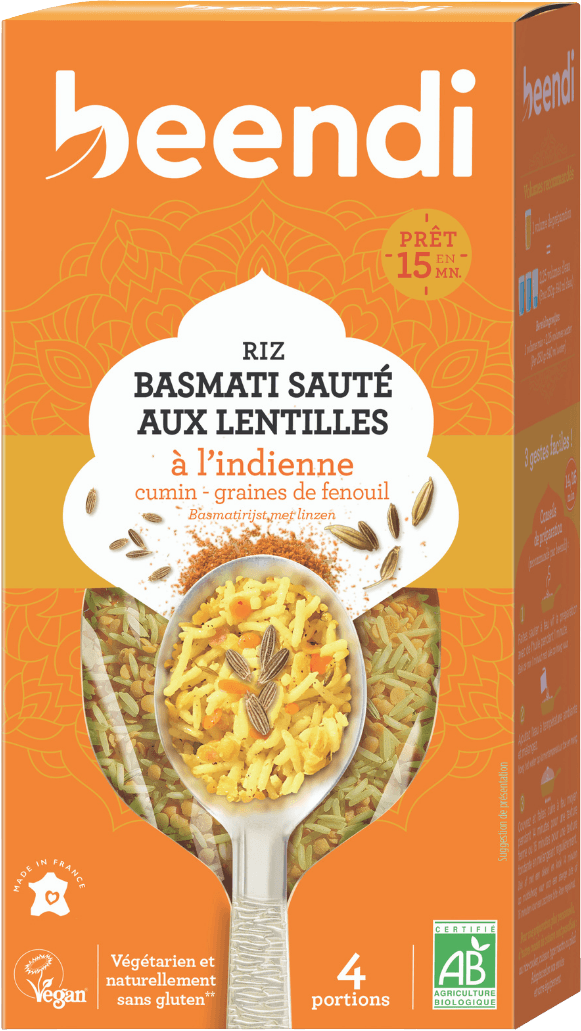 Riz Basmati Aux Lentilles BIO