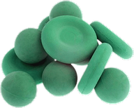 Set van 6 Wasballen & 4 Kloppers 