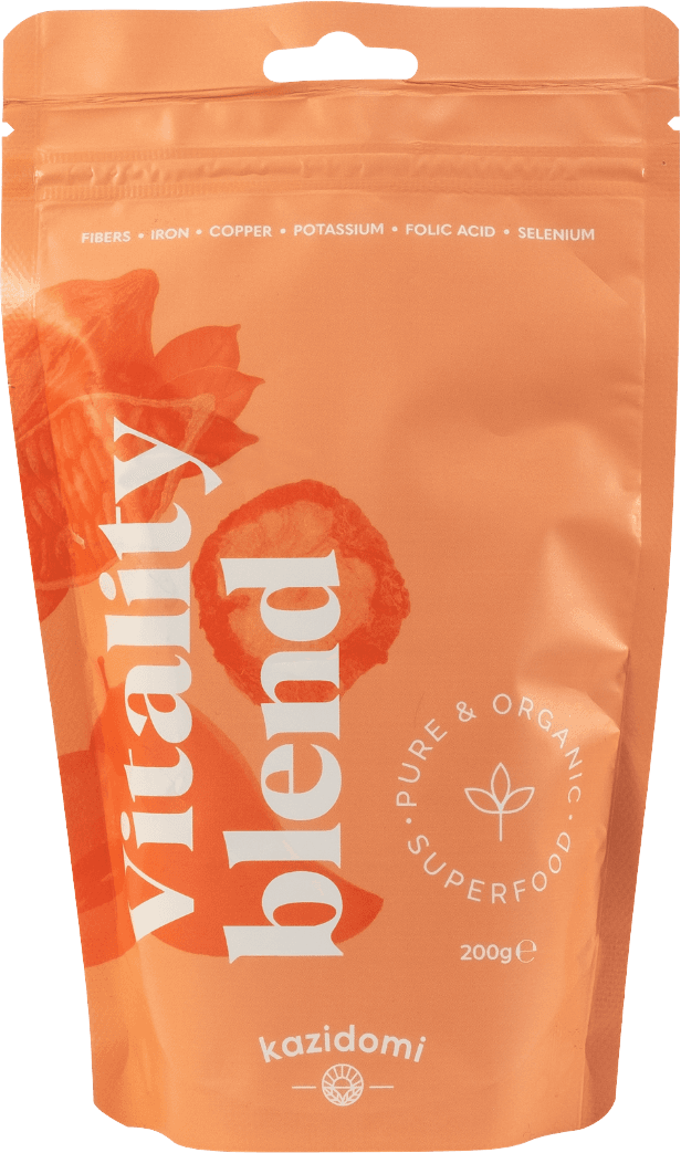 Vitality Blend Powder Organic Best Before : 30/04/24