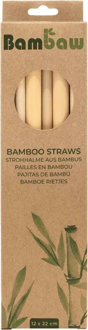 12  Pailles Bambou 14cm