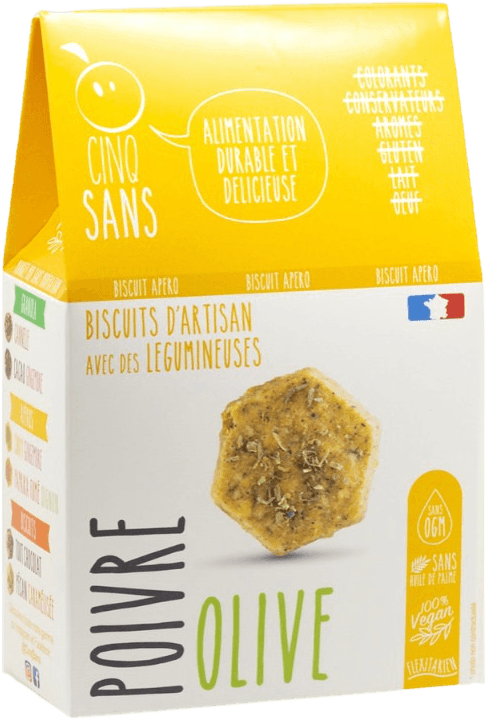 Biscuit Olives & Poivre Noir