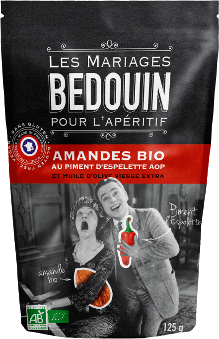 Amandes apéritives au Piment d'Espelette