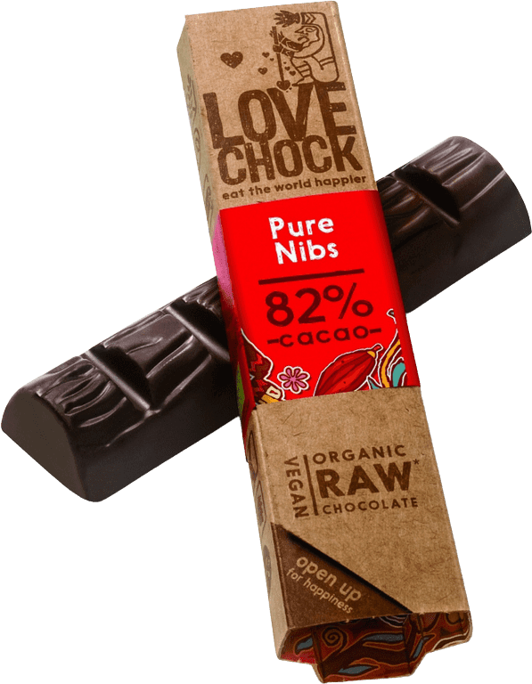 Barre de Chocolat Noir Éclats De Cacao 82%