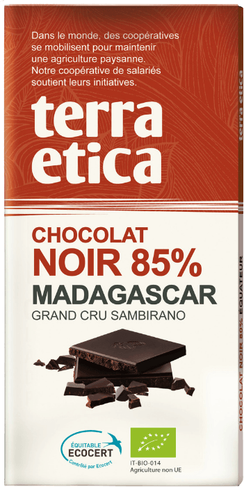Chocolat Noir 85% Madagascar bio
