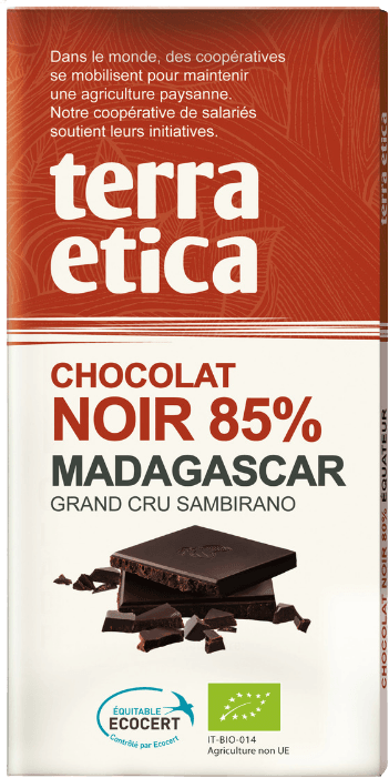 Dark Chocolate 85% Madagascar Organic