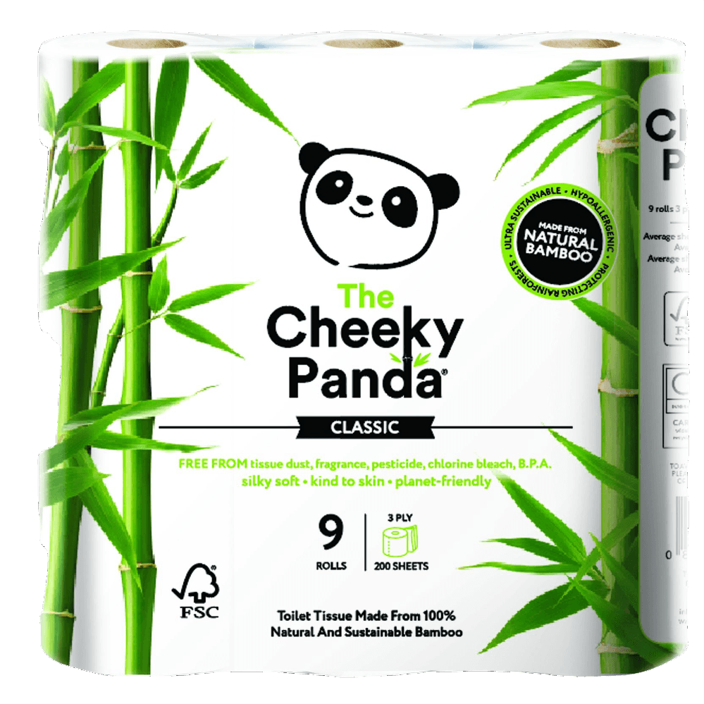 4x 100% Bamboo toilet Tissue