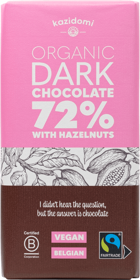 Chocolat Noir 72% & Noisettes Équitable