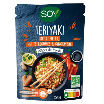 Teriyaki Brown Rice Vegetables