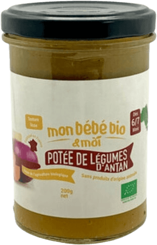 MON BEBE BIO ET MOI Petit pot Potée Légumes d'Antan 6M