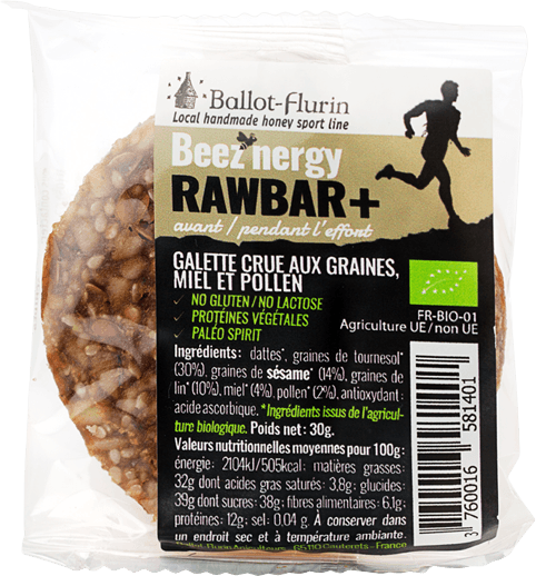 Barre Energie Crue Sucrée