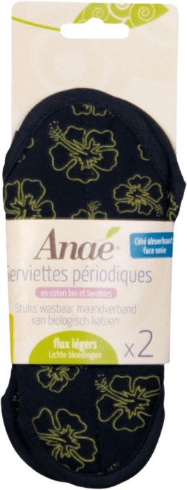 Lot 2 serviettes Hygièniques lavables Mini