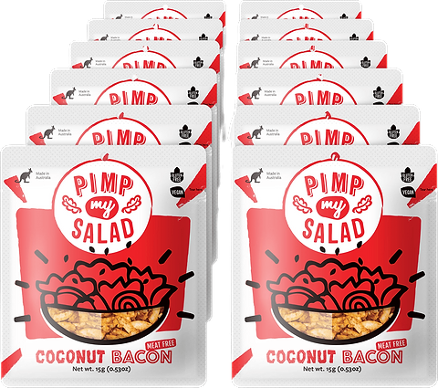 Lot de 12 parts Substitut Bacon Coco