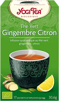 Thé Vert Gingembre Citron BIO