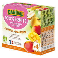 Poki Apple & Mango Compote For Kids Organic