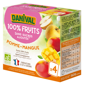 Poki Apple & Mango Compote For Kids Organic