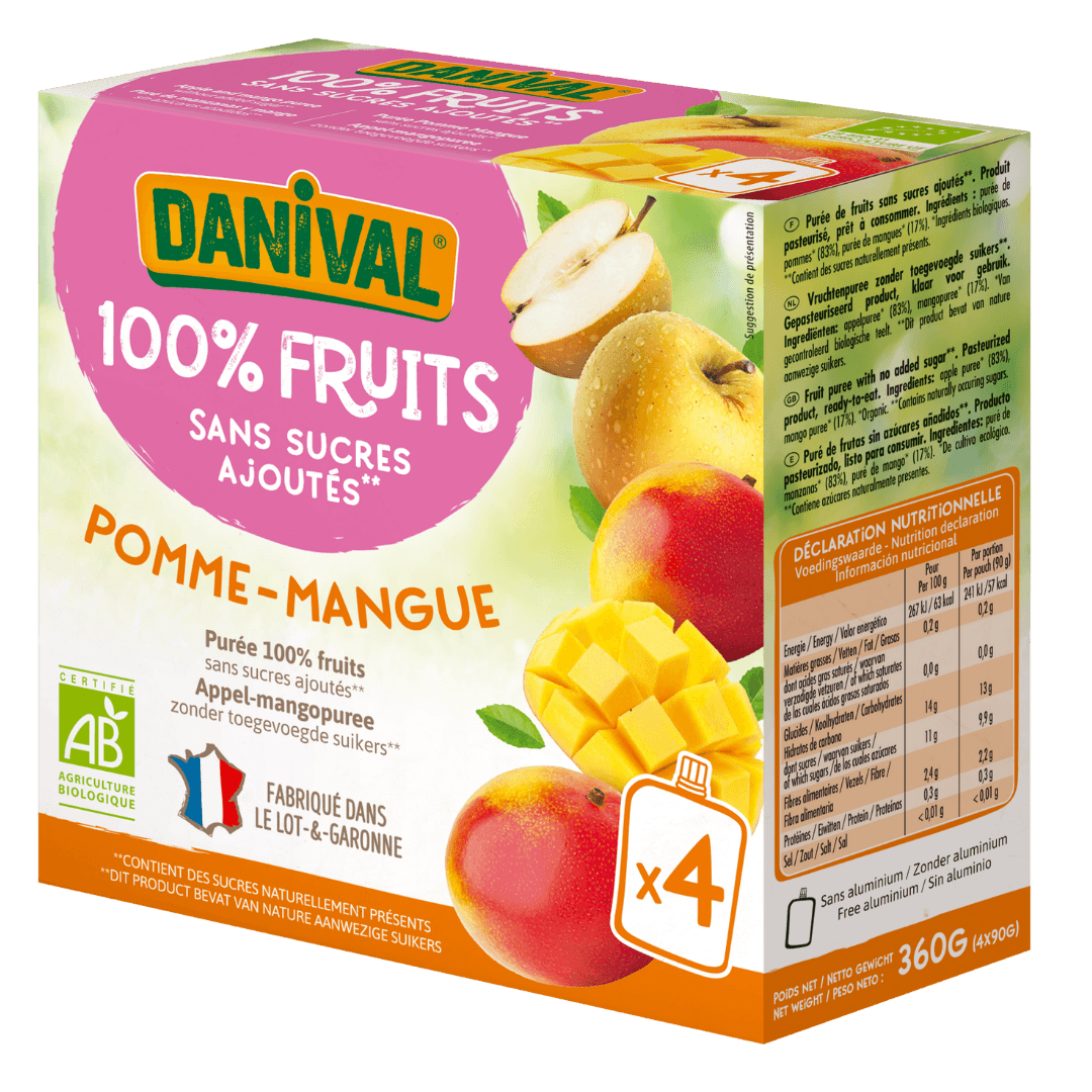 Poki Apple & Mango Compote for Kids