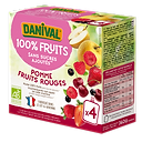 Poki Compote Pomme & Fruits Rouges Enfants bio