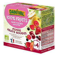 Poki Compote Pomme & Fruits Rouges Enfants BIO