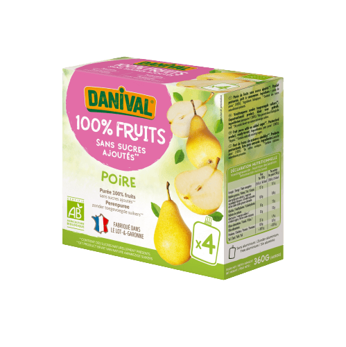 Pear Compote Poki For Kids Organic