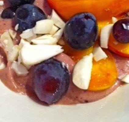 Crème d'amandes et figues