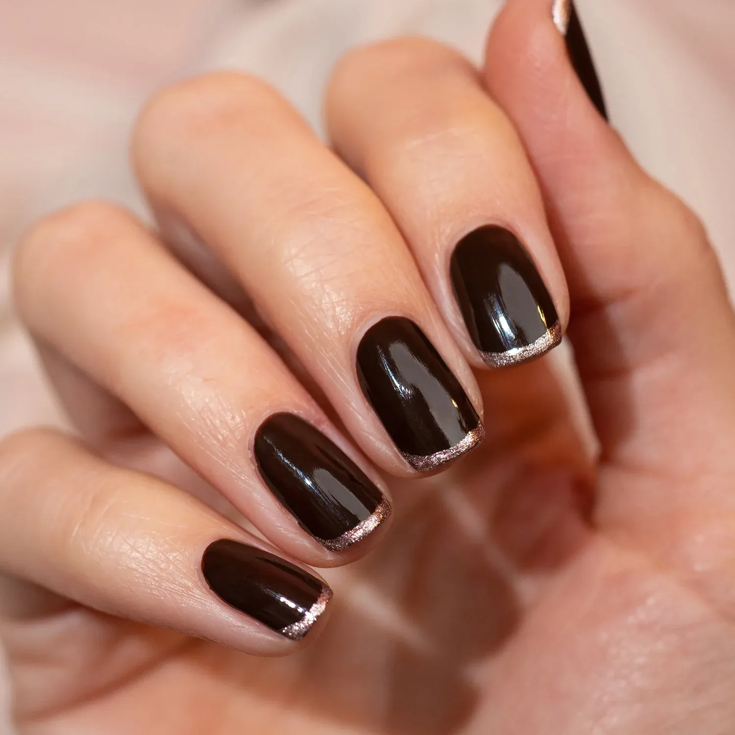 Brown Nail Polish Green