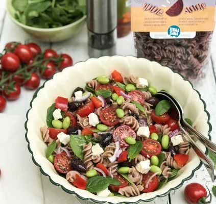 Salade de pâtes fusilli à la betteraveimage
