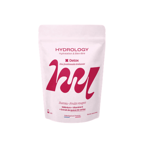 Boisson detox fruits rouge pastille