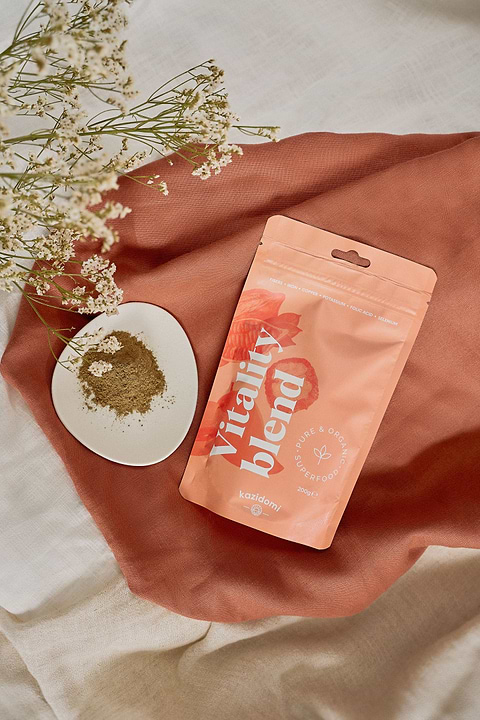 Vitality Blend Powder Organic Best Before : 30/04/24