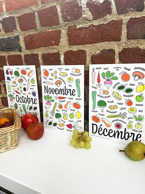 Calendrier Fruits & Légumes de Saison
