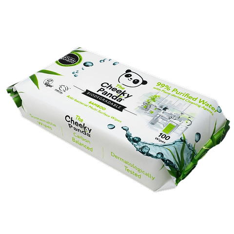 Lingettes Anti-Bactériennes Biodégradables x100