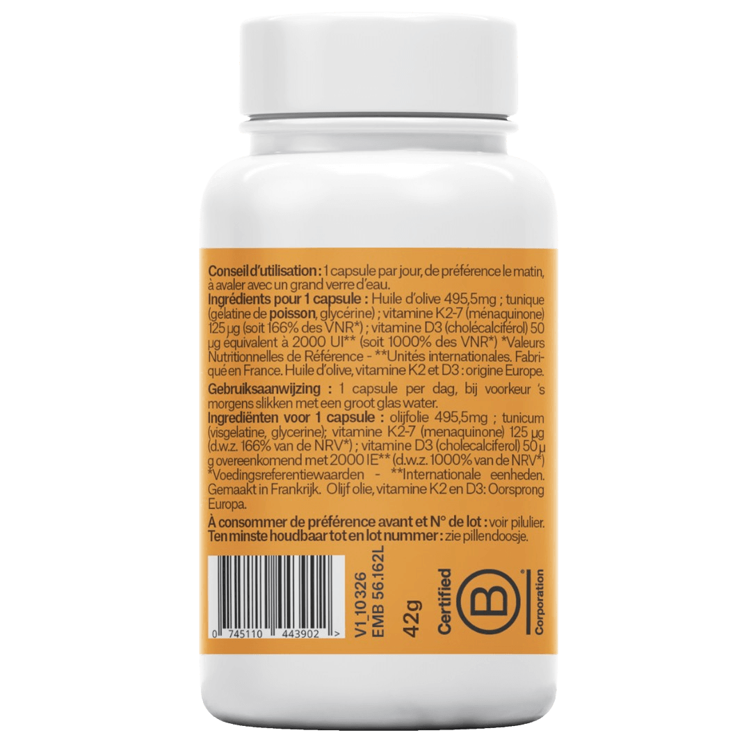 Vitamin D3 & K2 (2000 IU) 2