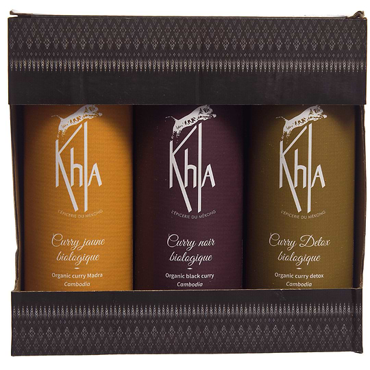 Coffret Trio Curry - Jaune Noir & Detox