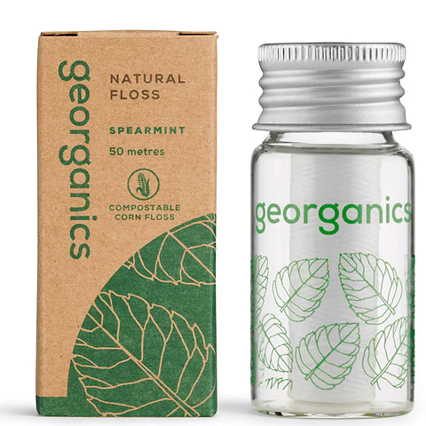 Natural Dental Floss Spearmint 50 m Organic