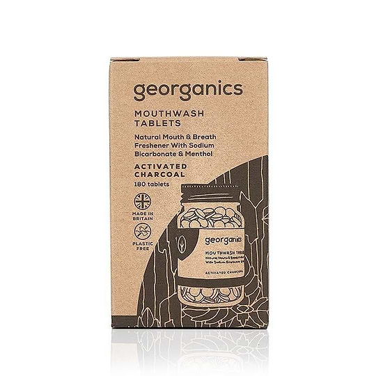 Mouthwash Tablets Activated Charcoal X180
