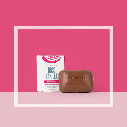 Savon naturel à la rose & vanille
