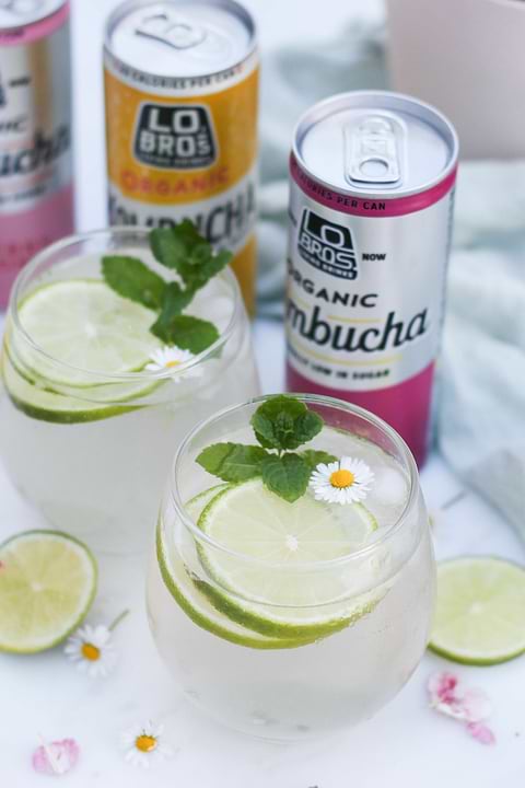 Kombucha Raspberry Lemon